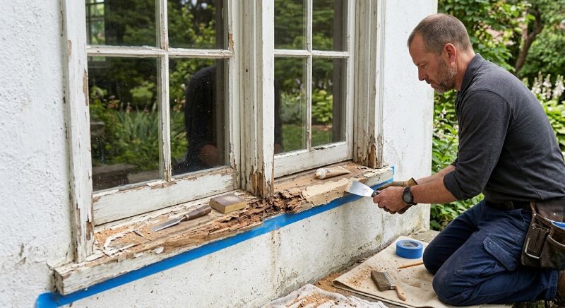 Window Sill Replacement in Wilmington, NC