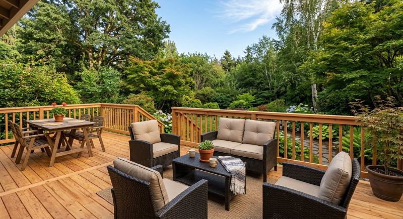 Wooden Patio Installation in Boston, MA